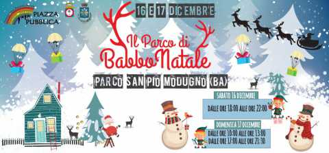 Modugno, Il Parco di Babbo Natale: due giorni di giochi e degustazioni 
